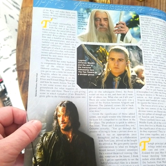 📚VTF Fantasy World's The Lord of The Rings magazine No.2 Y2K 📚 - Picture 8 of 11